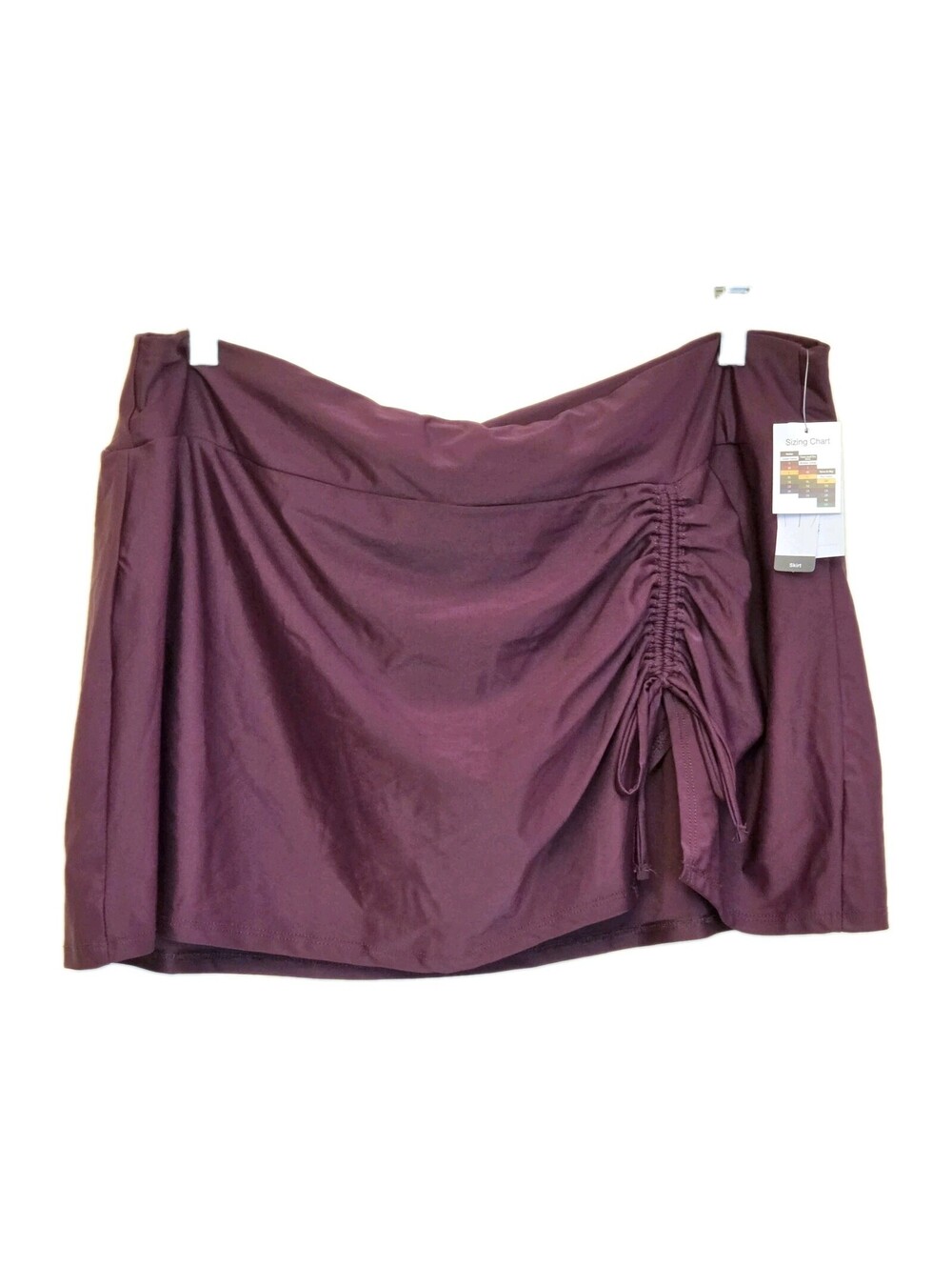 NWT Time And Tru Mid-Rise Swim Skirt Bottoms Women’s 1X 16-18 Purple New